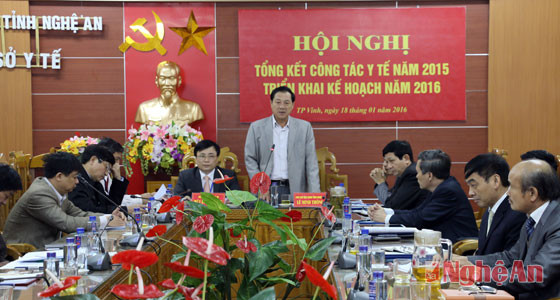 Đồng chí Lê Minh Thông chủ trì và phát biểu chỉ đạo Hội nghị tổng kết
