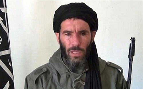 Chân dung trùm khủng bố al-Qaeda ở Bắc Phi Mokhtar Belmokhtar. Ảnh: Guardian