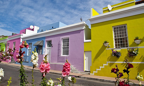 Bo-Kaap, khu vực đa văn hóa của Cape Town, Nam Phi từng được gọi là khu Malay, được nhiều người biết đến nhờ những dãy nhà đa dạng màu sắc và đẹp như tranh vẽ.