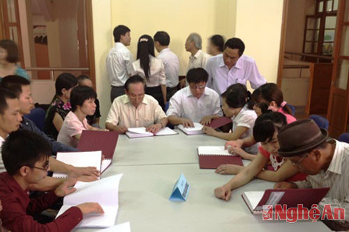 Phòng đọc sách cho người khiếm thị tại Thư viện tỉnh Nghệ An.