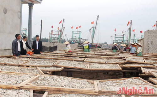 Agribank Nghệ An cho vay vốn phát triển nghề chế biến thủy hải sản tại Thị xã Hoàng Mai
