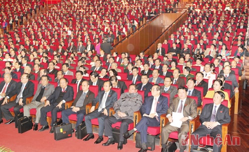 Các đại biểu tại Đại hội