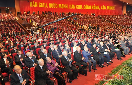 Quang cảnh đại hội lần thứ XII.