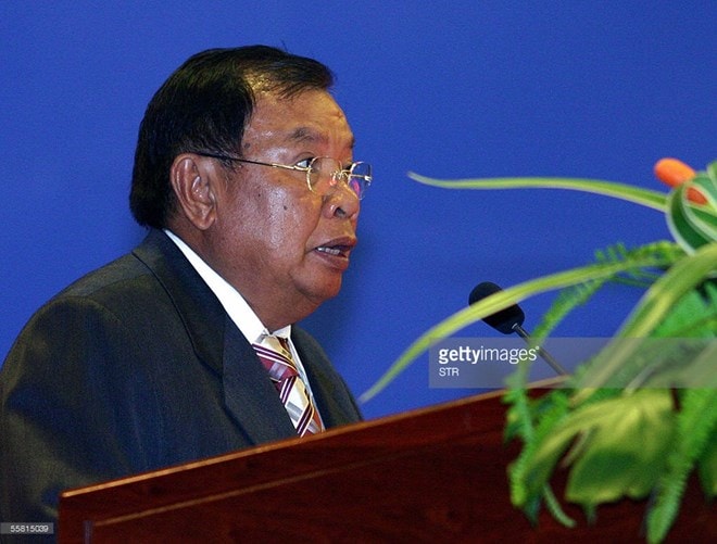 ng Bounnhang Vorachith được bầu làm Tổng Bí thư Đảng Nhân dân Cách mạng Lào khóa X. (Ảnh: Getty Image