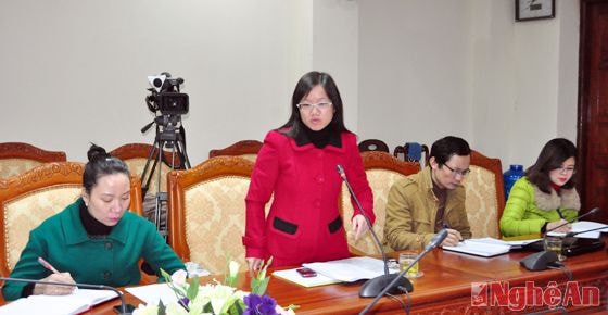 Phó trưởng ban Pháp chế Thái Thị An Chung nêu một số vấn đề cần làm rõ