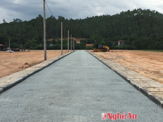 Xây dựng khu tái định cư Nghi Đồng phục vụ cho đường vận chuyển xi măng xuống Nghi Thiết