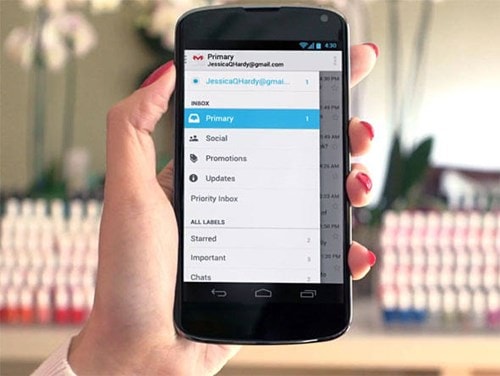 Hiện có 1/7 dân số thế giới sử dụng dịch vụ Gmail.