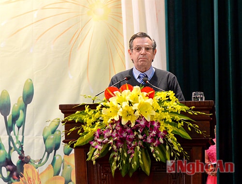 Ông John Somers - Giám đốc nhà máy may Venture chia sẻ những cảm nghĩ về Nghệ An và những kỷ niệm đáng nhớ khi đón Tết cổ truyền tại đây.