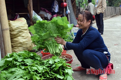 Rau xanh các loại tăng giá đột biết những ngày sát tết