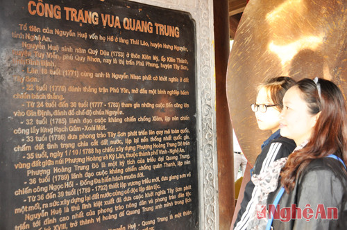 Về dự Lễ kỷ niệm 227 năm chiến thắng Ngọc Hồi - Đống Đa là dịp để thế hệ trẻ hiểu rõ hơn về cuộc đời, sự nghiệp của Quang Trung - Nguyễn Huệ.