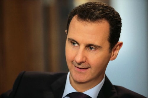 Tổng thống Syria Assad. Ảnh: AFP