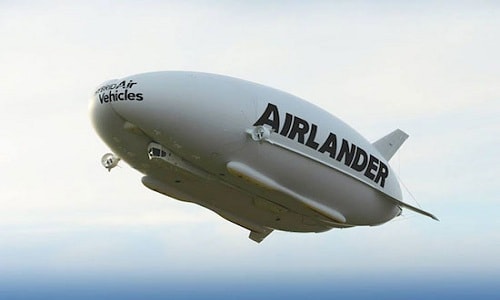  Airlander là máy bay lai khinh khí cầu dài hơn 91 m. Ảnh: Hybrid Air Vehicles.