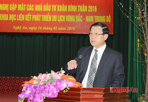 Đồng chí Lê Minh Thông - Ủy viên BTV Tỉnh ủy, Chủ tịch UBND tỉnh kết luận buổi họp báo.