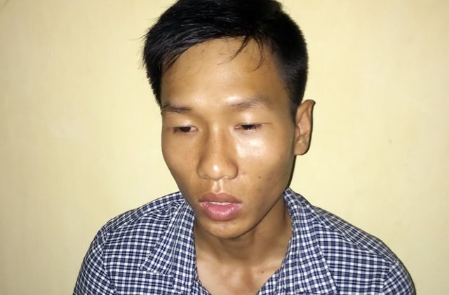 Nguyễn Quốc Thanh tại cơ quan công an