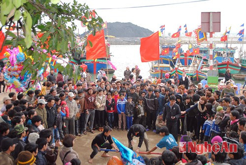 Thi đấu đẩy gậy, tôn vinh tinh thần thượng võ.