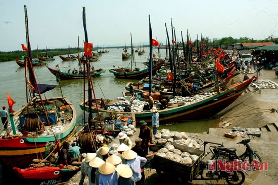 Cá về cửa biển Lạch Vạn Diễn Ngọc - Diễn Châu