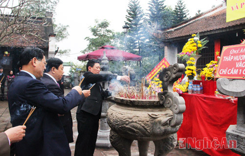 Các đồng chí lãnh đạo tỉnh