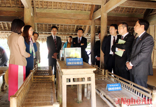 Đoàn công tác tỉnh Gifu, Nhật Bản thăm quê ngoại Chủ tịch Hồ Chí Minh.
