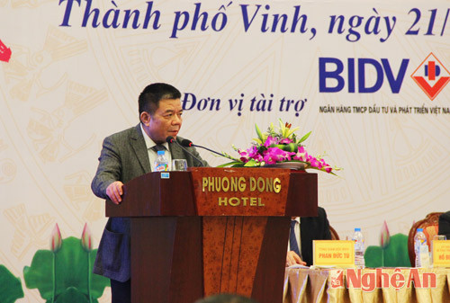 Ông Trần Bắc Hà - Tổng giám đốc HĐQT BIDV khẳng định hiệu quả của Hội nghị xúc tiến đầu tư theo mô hình 3 