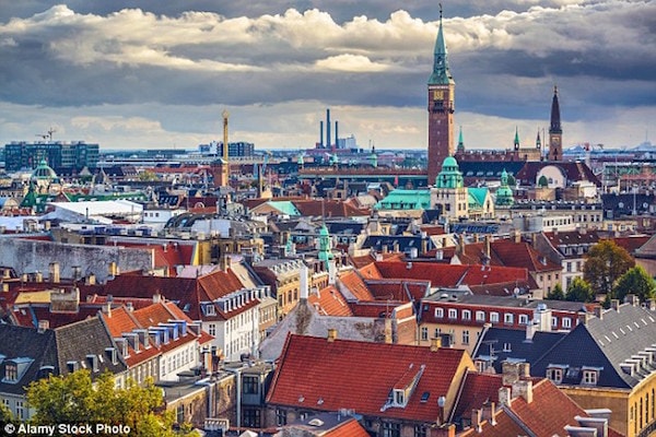 Copenhagen, Đan Mạch - thành phố hạnh phúc nhất thế giới xếp thứ 9 với chất lượng cuộc sống tuyệt vời.