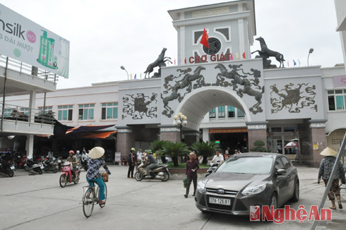 Chợ Giát- một trong những dự án thu hút đầu tư trên lĩnh vực thương mại dịch vụ của Quỳnh Lưu có hiệu quả 