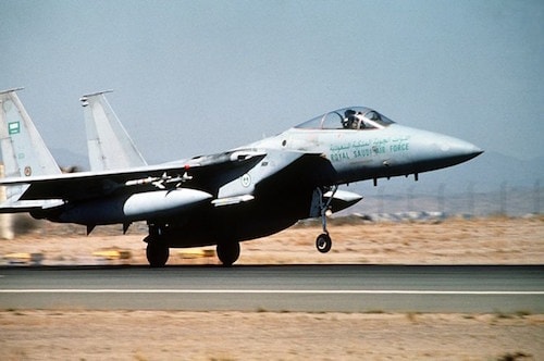 Máy bay F-15 của Không quân Saudi Arabia. (Nguồn: avascent.com)