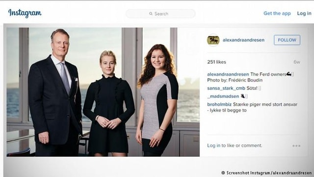Alexandra Andresen  Năm nay, danh hiệu tỷ phú trẻ nhất thế giới thuộc về Alexandra Andresen (phía trên bên phải), một nữ công dân Na Uy 19 tuổi và ham mê cưỡi ngựa. Tuy vậy, cô gái trẻ này không cóp nhặt khoản gia tài 1,2 tỷ USD từ những chú ngựa. Thay vào đó, cô hưởng thừa kế từ người cha là Johan Andresen, người để lại 42% khoản vốn góp trong lĩnh vực kinh doanh của gia đình cho mỗi cô con gái, bao gồm cả người chị 20 tuổi của Alexandra có tên là Katharina.