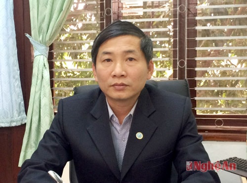 Ông Nguyễn Xuân Tiến - Phó Giám đốc Đài Khí tượng TV Bắc Trung Bộ.