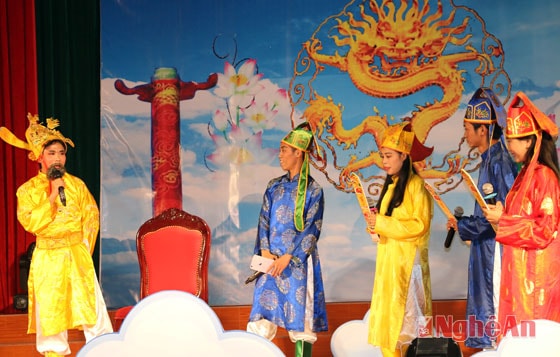 Nhiều phần thi được giàn dựng công phu, giàu tính sáng tạo