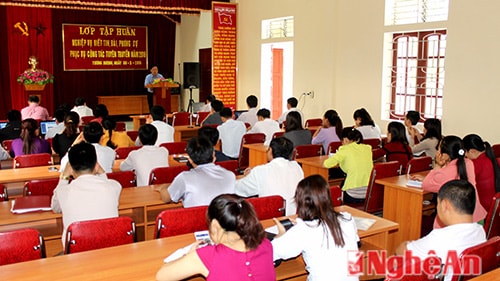 Toàn cảnh cuộc tập huấn.