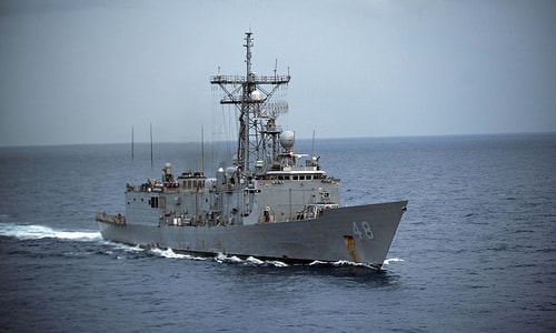 USS Vandegrift, tàu hộ tống lớp Oliver Hazard Perry của Hải quân Mỹ. Ảnh: USNavy.