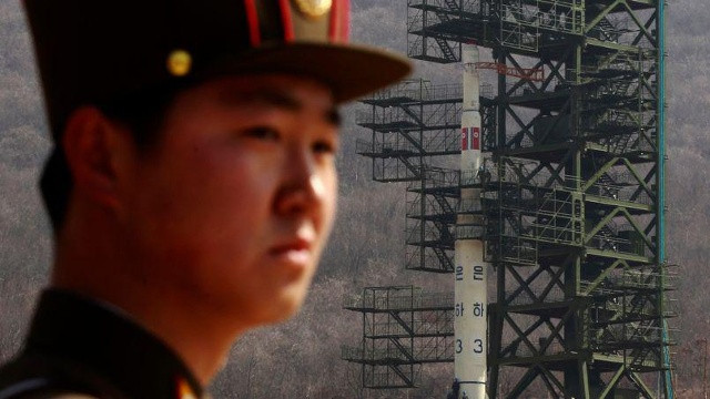 Một bệ phóng tên lửa của Triều Tiên. Ảnh: AFP