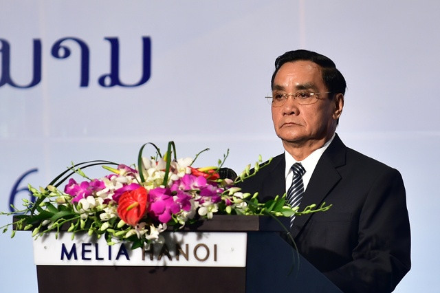 Thủ tướng Thongsinh Thammavong phát biểu