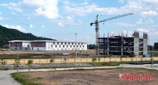 Nhà máy nước ở Nam Giang (Nam Đàn) sử dụng nguồn vốn ODA Phần Lan. Ảnh: Hoàng Vĩnh