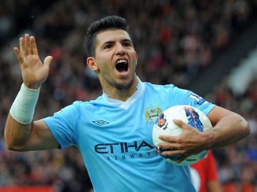 Tiền đạo Aguero là nỗi ám ảnh của hàng thủ MU