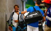 Khoảnh khắc hiếm có giữa Djokovic và Nadal trong đường hầm