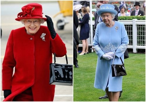 Nữ hoàng Anh Elizabeth II là biểu tượng của thời trang hoàng gia Anh. Phong cách chỉn chu và quý phái của bà sớm được định hình từ nhỏ. Từ khi lên ngôi vào tháng 6/1953 đến nay, nữ hoàng Anh thường xuyên kết hợp váy và áo khoác dáng dài, mũ quý tộc cùng tông. Bà cũng rất thích trang phục sắc màu nổi bật.