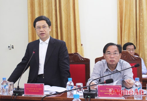 Đồng chí Nguyễn Xuân Sơn - Phó Bí thư Thường trực Tỉnh ủy 