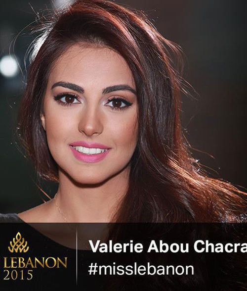 Valerie Abou Chacra, Hoa hậu Lebanon, được xem là 