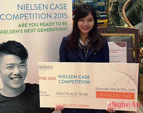 . Giải thưởng Nielsen Case Competition, một trong những thành tích mà Mỹ Linh đã giành được.