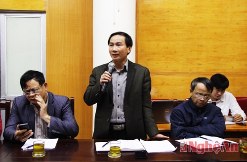Đồng chí Trần Văn Hùng - Phó tổng Biên tập Báo Nghệ An 