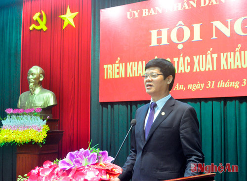 Phó Chủ tịch UBND tỉnh Lê Xuân Đại phát biểu chỉ đạo Hội nghị.