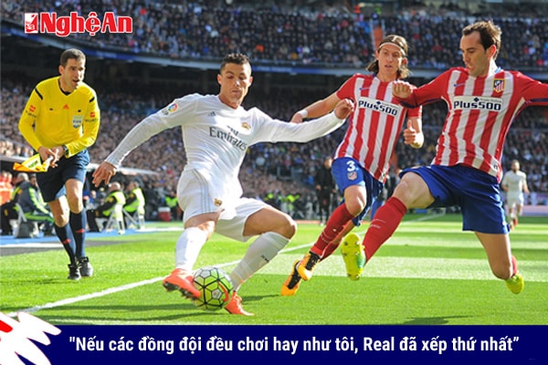 CR7 chỉ trích đồng đội sau trận Real thua Atletico với tỷ số 0-1 hôm 27/2/2016.