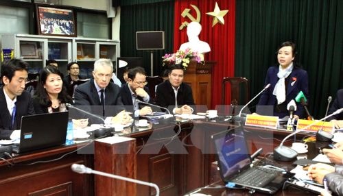 Bộ trưởng Bộ Y tế Nguyễn Thị Kim Tiến phát biểu chỉ đạo tại cuộc họp trực tuyến.