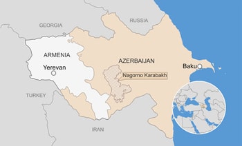 Armenia and Azerbaijan. Ảnh: Internet.