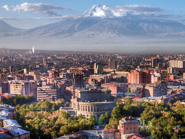 Quang cảnh thành phố Yerevan của Armenia. Ảnh: Internet.