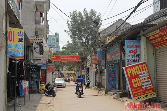 Một góc đường Bạch Liêu, nơi được xem là 