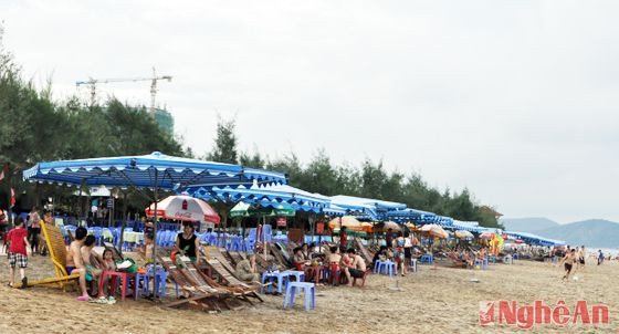 Bãi biển Cửa Lò luôn được giữ gìn sạch đẹp, để lại ấn tượng trong lòng du khách
