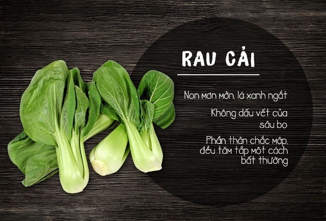 Loại rau cải có đặc điểm này thường được bón nhiều phân đạm nitrat. Bạn không nên sử dụng loại cải này, nhất là ăn sống.