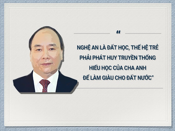 Đồng chí Nguyễn Xuân Phúc phát biểu tại Lễ khai giảng năm học mới Trường Tiểu học Làng Sen, Kim Liên, Nam Đàn ngày 04/09/2014